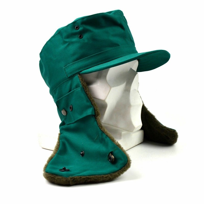 Genuino ejército austriaco Militar Winter Cap Austria Hat New Green Military Problema