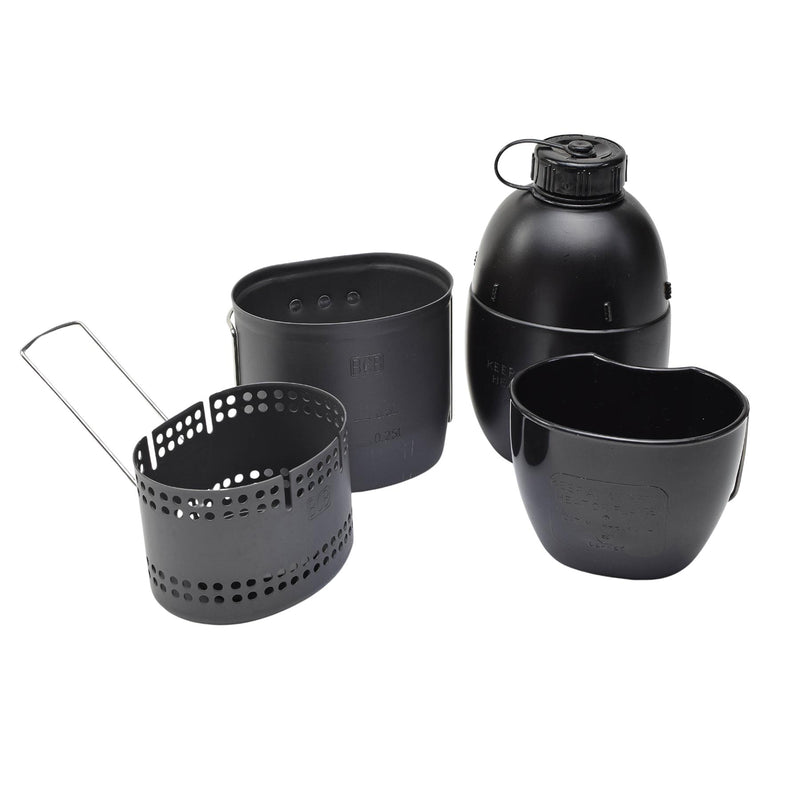 BCB MK2 Crusader 4pcs Cocina Juego de cocción Cantea de aluminio Tazón de cocción