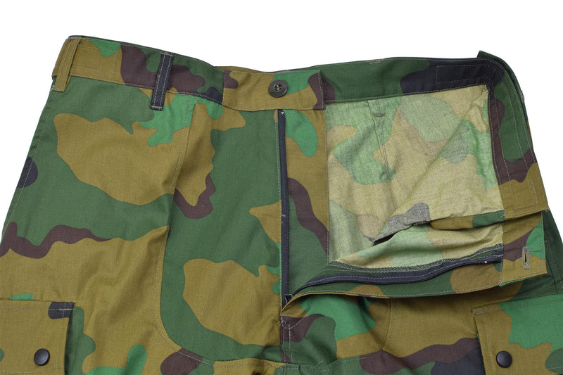 Pantalones tácticos militares holandeses genuinos pantalones de combate reforzados Jungle CAMO NUEVO