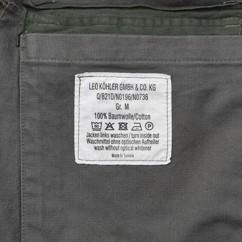 Leo Kohler Military Field Jacket Fuerza Tropas Camisas de campo del ejército Olive al aire libre