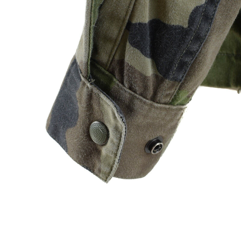 Genuino ejército francés f2 f2 chaqueta de combate fatiga ce camo problema militar excedente