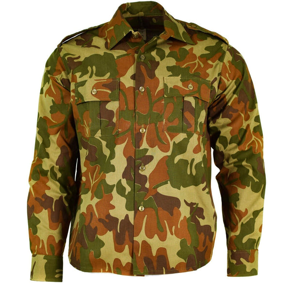 Camisa del ejército rumano genuino CAMO M90 Rumania Problema militar Combate Nuevo