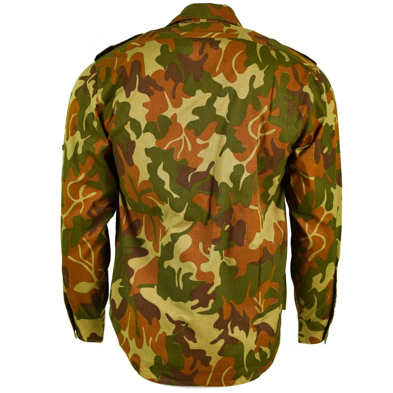 Camisa del ejército rumano genuino CAMO M90 Rumania Problema militar Combate Nuevo