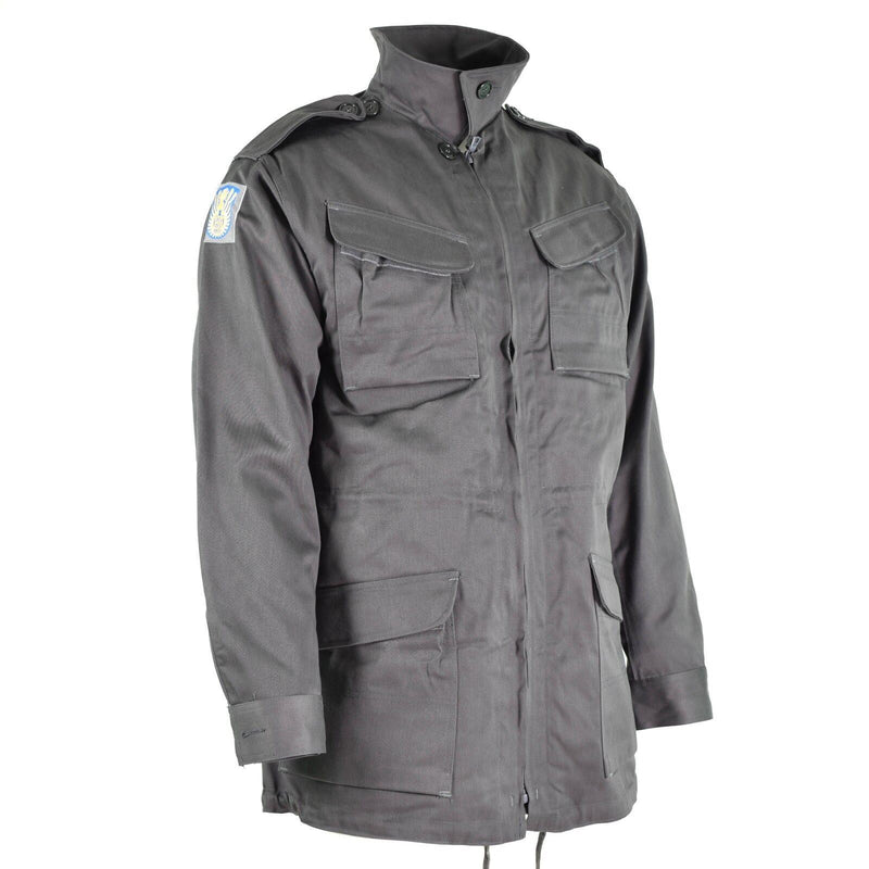 Chaqueta de combate del ejército danés original M71 Dinamarca Militar Grey Field Excedente