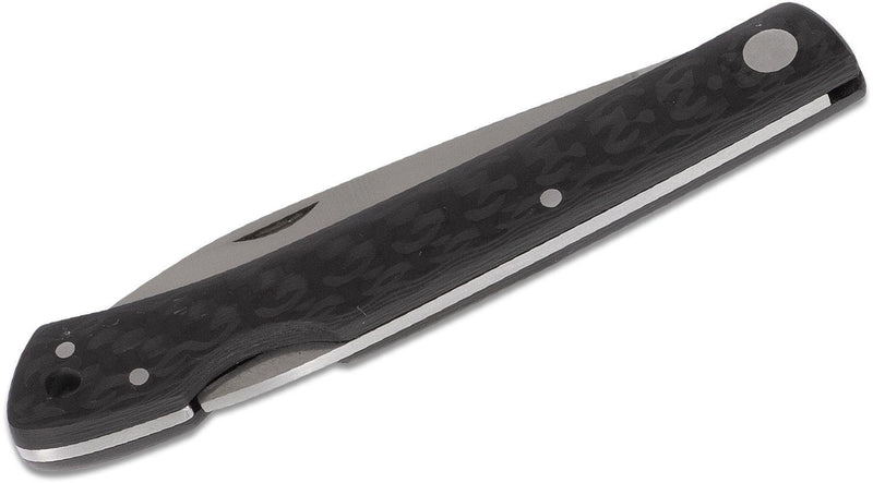 Marca Fox Knives Italia Cuchillo plegable de acero inoxidable 440C Mango de fibra de carbono