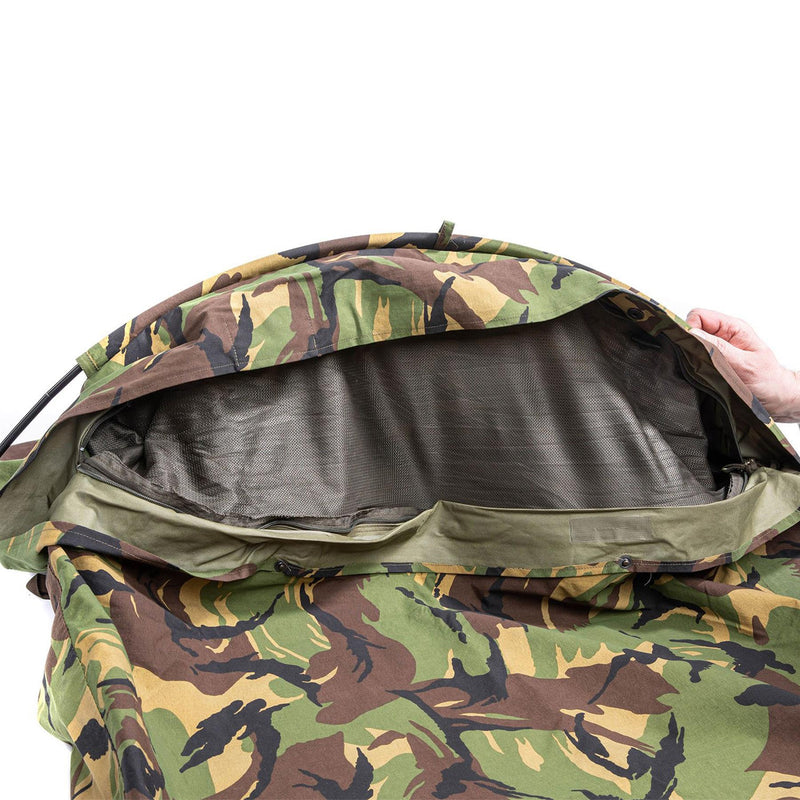 Original holandés Militar Military Bivy Sack Bag DPM Camuflage Goretex Implay a prueba de viento