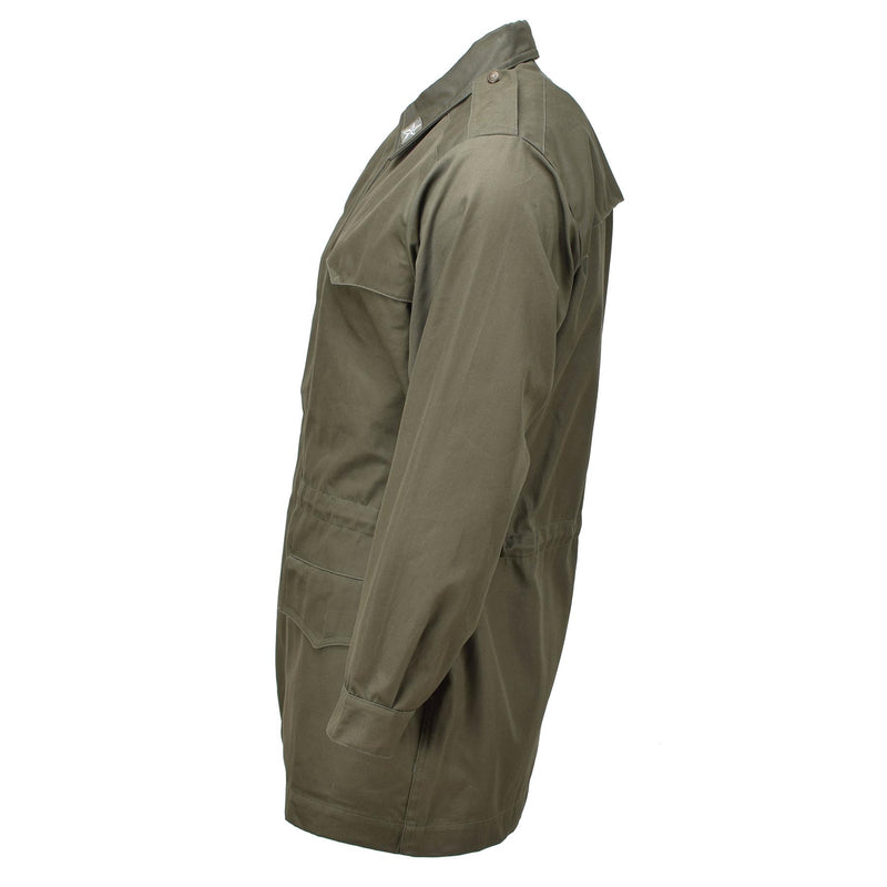 Parka militar italiano original parka desmontable chaqueta acolchada chaqueta de campo oliva nueva