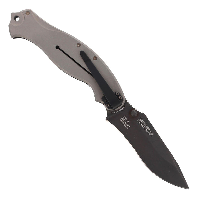 Fox Knives Havoc Havoc Cuchillo de bolsillo Titanium Marco de titanio Cuchillo plegable G10 Manija Negro