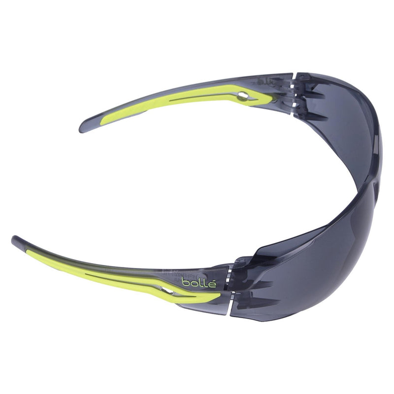 Bolle Silex+ Gafas de seguridad táctica Negro Amplio de marco amarillo Protección de humo