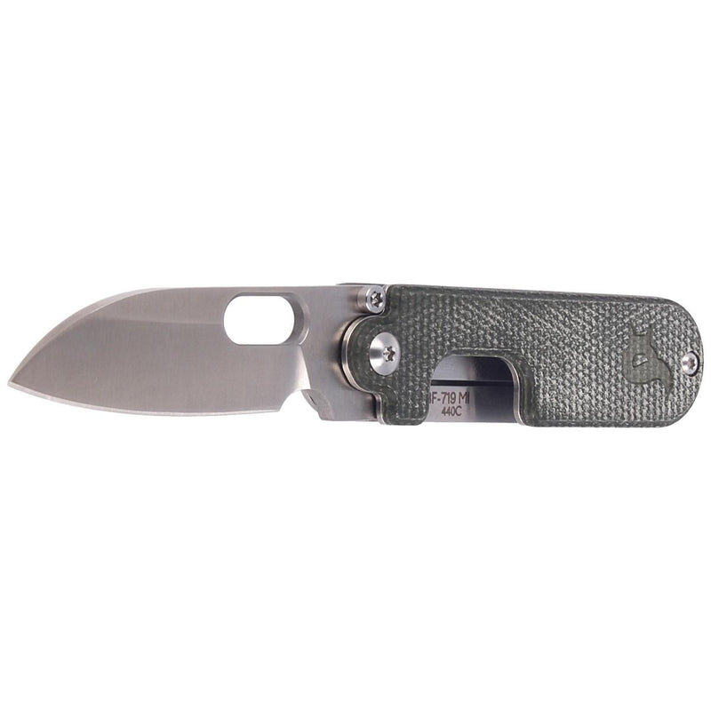 Fox Knives Brand Bean Gen2 Camsilla de bolsillo plegable Satinado Satinado Recubierto 440C Acero inoxidable