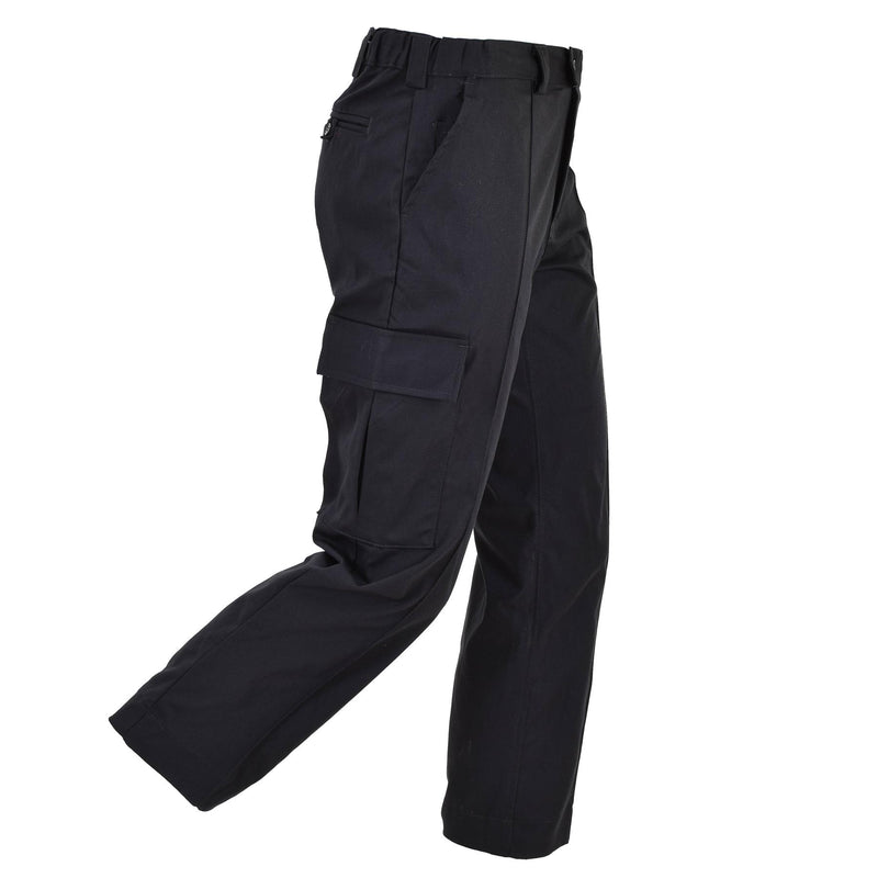 Pantalones de carga negros de la policía del ejército británico original pantalones de uniformes de ropa activa NUEVOS