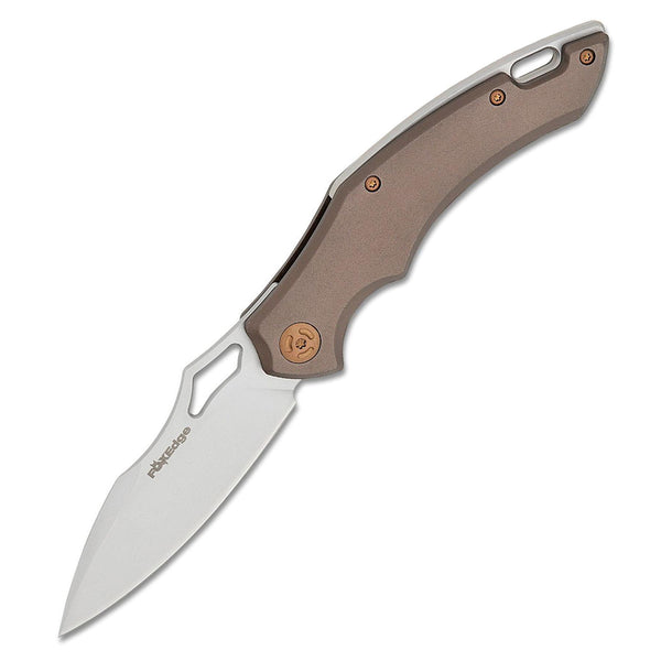 Fox Knives Sparrow Punte de bolsillo plegable Punto de caída de acero inoxidable 9CR13