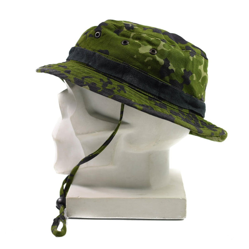 Genuino ejército danés Boonie Hat Military M84 Flecktarn CAMO JUNGLE CAPA de verano