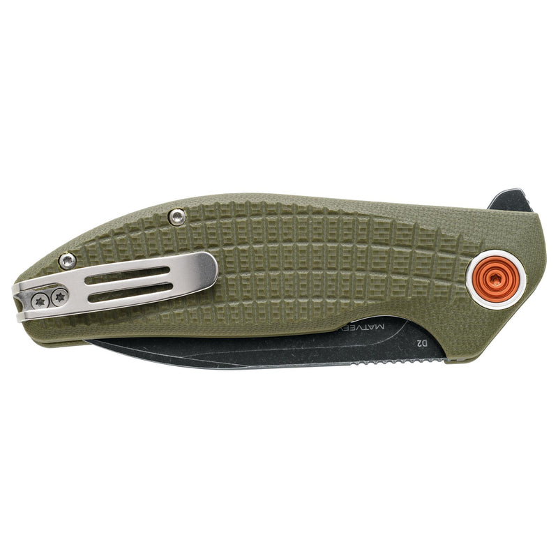 Fox Knives Acutus BF-764 OD Pocket de bolsillo plegable Hoja de acero inoxidable D2