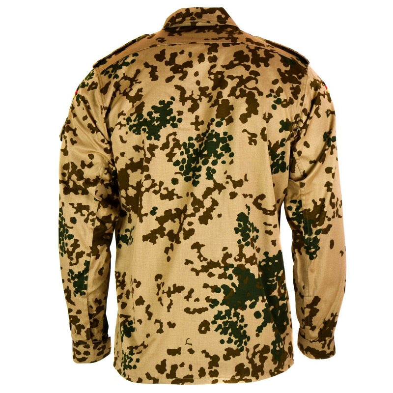 Camisa del ejército alemán original Desert Tropic Tropic Camo Field Combat Jacket BW Ejército