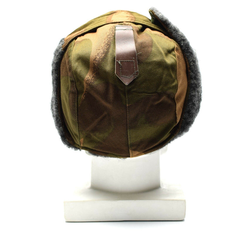 Ejército húngaro original sombrero de invierno Militares Ushanka Cap Paracaídas