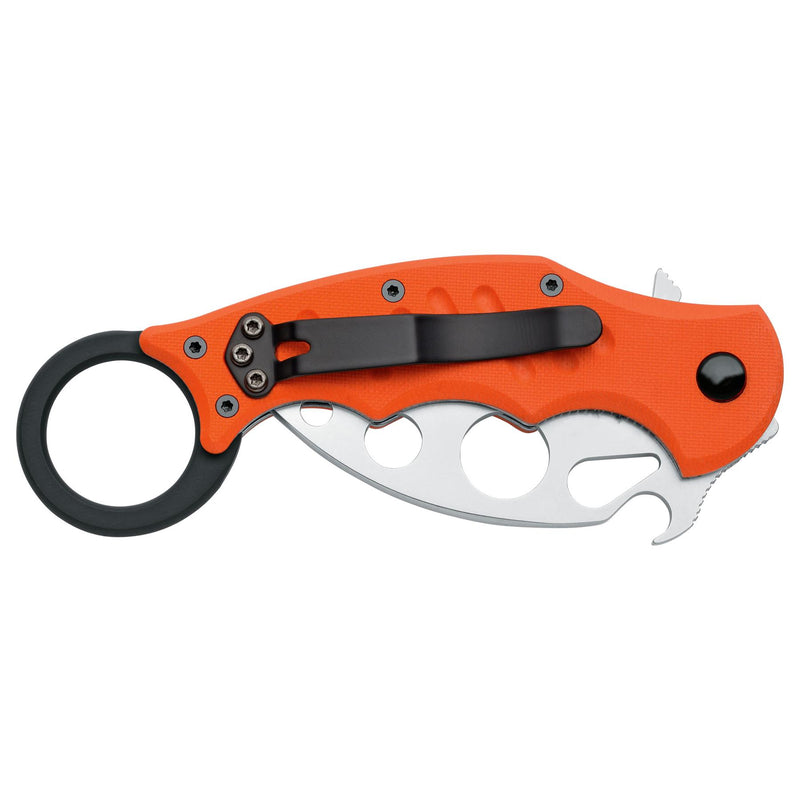 Fox Knives FX-599 TK Plegable Karambit Knife AISI 420C Hoja de acero inoxidable