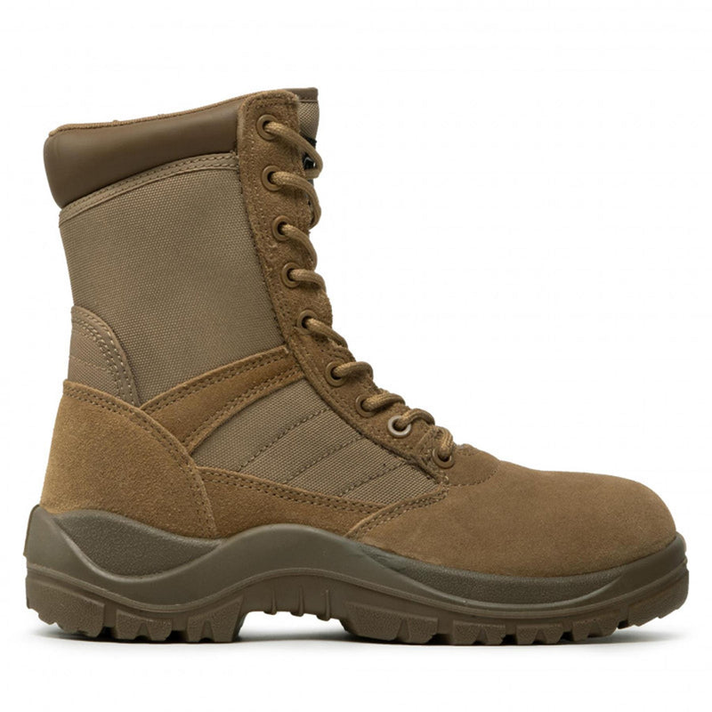 Botas de senderismo de Hi-Tec Magnum Centurion 8.0 Coyote Tactical Footear Side Zip NUEVO