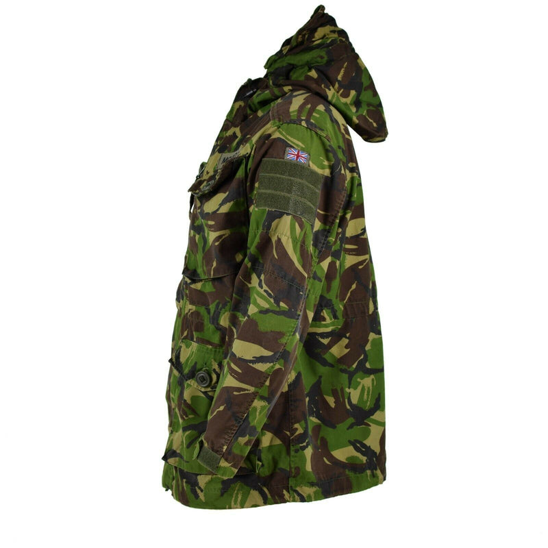 Combate militar del ejército británico original DPM Jacket de campo Parka Smock a prueba de viento