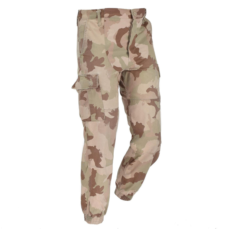 Pantalones de camuflaje del ejército húngaro original emisión de tropas de campo de combate del desierto pantalones