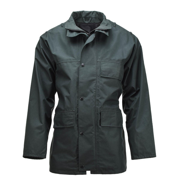 Tropas de la policía británica originales Jacket de lluvia Goretex Parka Apriete impermeable Verde