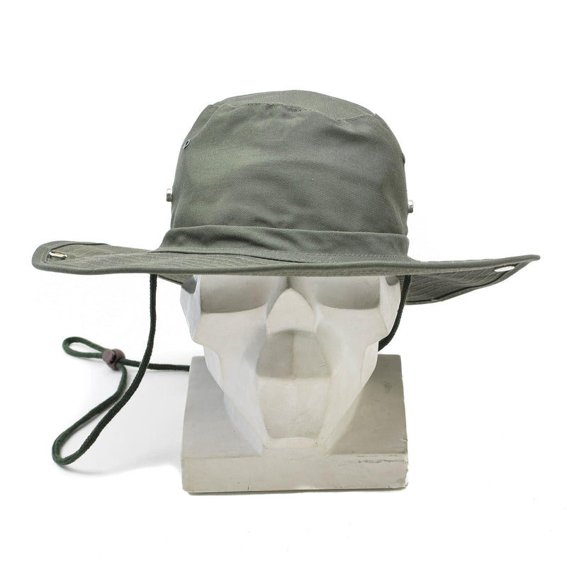 MFH Brand estilo Military Hat Bush Olive Summer Jungle Panamé Cuba de cubo Panamá Nuevo