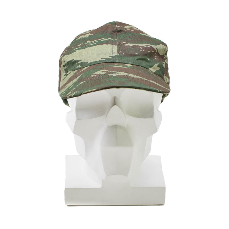 Tropas de campo del ejército griego original Cap Lizard Camo Hat, Grecia, excedente militar