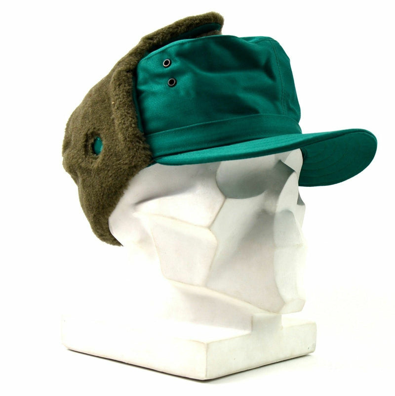 Genuino ejército austriaco Militar Winter Cap Austria Hat New Green Military Problema