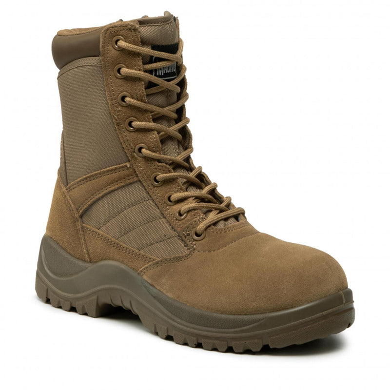 Botas de senderismo de Hi-Tec Magnum Centurion 8.0 Coyote Tactical Footear Side Zip NUEVO