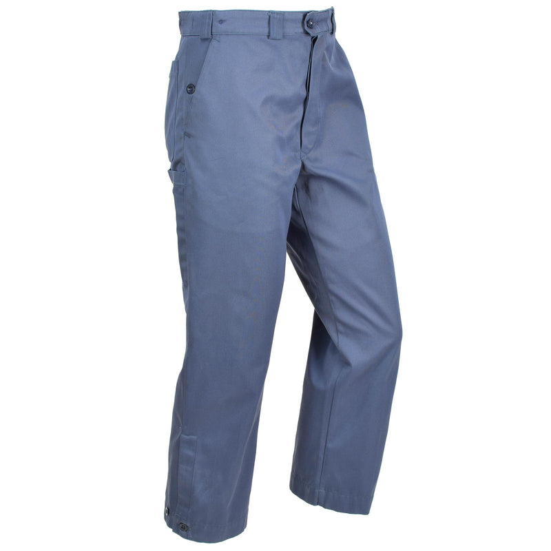 Pantalones de defensa civil suiza genuina Pantalones azules Combate Suiza Militara nueva