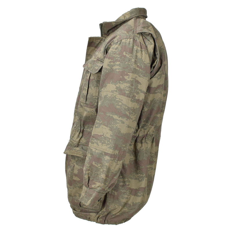 Paracaidista turco original chaqueta parka camuflaje Ripstop Ejército