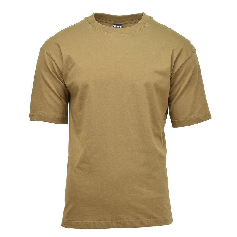 MFH Camiseta de estilo militar de MFH Camiseta Mastor Devalte Remonía Remonable Coyote transpirable