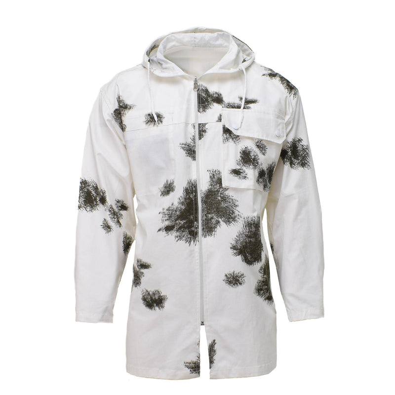 A.Blochl Jacket de estilo del ejército alemán Snow CAMO Reversible UNIFORMA EXTERNA Capa nueva