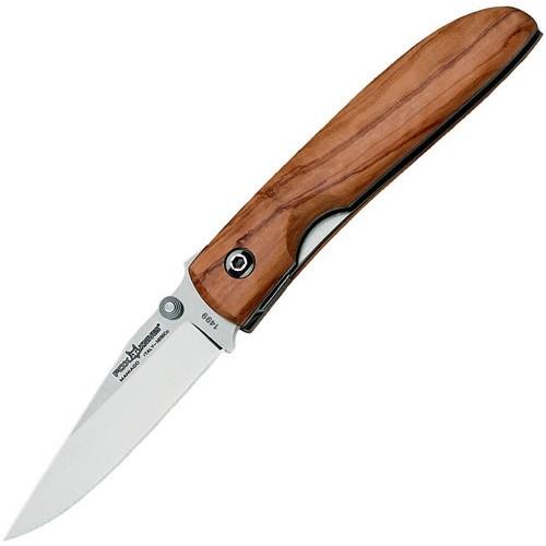 Fox Knives Brand Italia Cuchillo plegable de acero inoxidable 440c Manija de madera de oliva