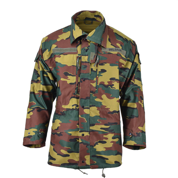 Tropas tácticas de chaqueta militar de Bélgica original uniforme de campo Jigsaw Seyntex