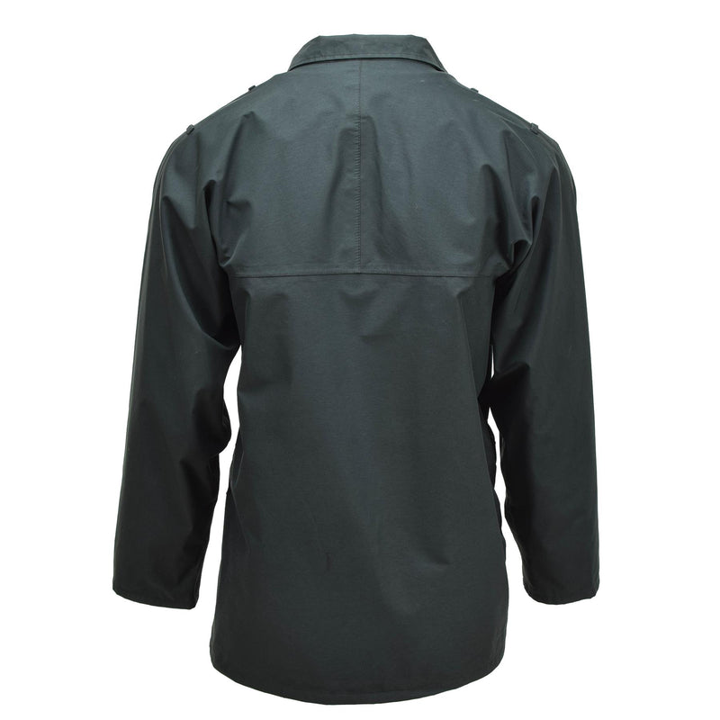 Tropas de la policía británica originales Jacket de lluvia Goretex Parka Apriete impermeable Verde