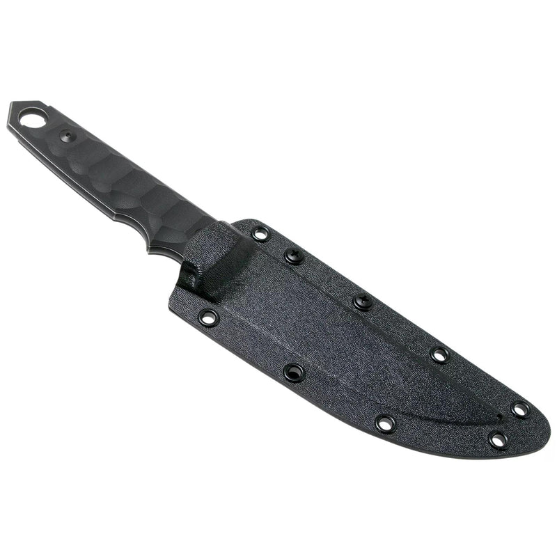 Fox Knives Ryu Tactical Modificado Tanto Forma Fijar cuchilla Fijar Stone Stone Black