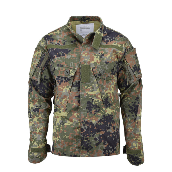 Tacgear Brand Alemán Jaqueta de campo de estilo del ejército alemán Flecktran Camisas tácticas