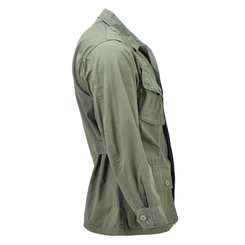 MIL-TEC Brand Estilo militar de EE. UU. OD M64 Vietnam Jungle Chaqueta Ligera BDU