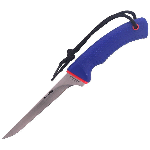 Fox Knives BF-CL 16 Filete Filete Satinado Satinado 420C Acero PP TPR Mango azul Vaina