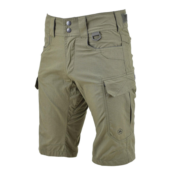 Marca MFH Pantalones cortos de estilo militar Bermudas Sturdy Cotton Ripstop Uniforme de oliva Nuevo