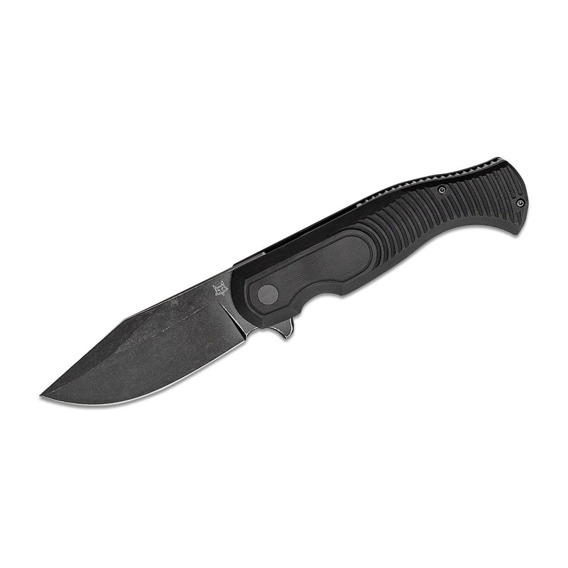 Fox Knives Eastwood Tiger Bolsillo de bolsillo D2 Steel G10 Táctico negro