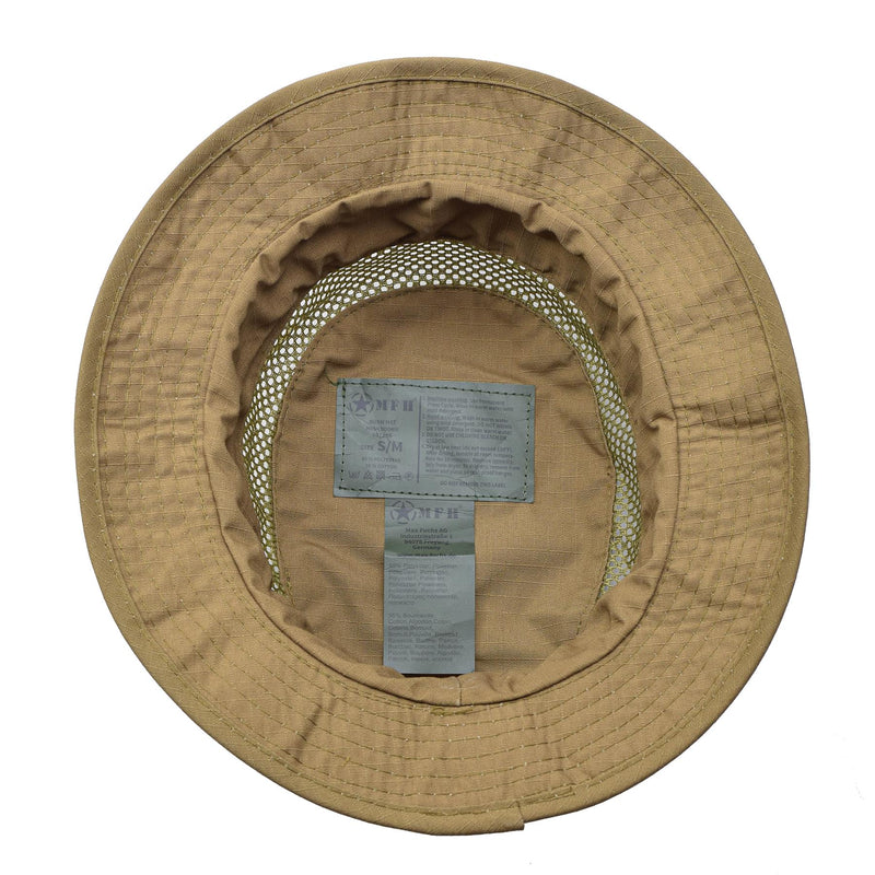 MFH Tactical Tactical Boonie Mesh Field de verano Molle-Loops Camuflage