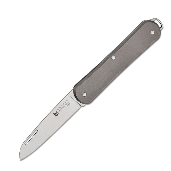 Fox Knives Vulpis Policita de bolsillo plegable Camina de acero inoxidable M390 Titanium Many