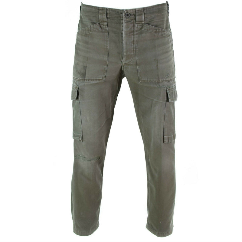 Pantalones genuinos del ejército austriaco M65 O.D Pantalones de campo de combate militar Olive Bdu