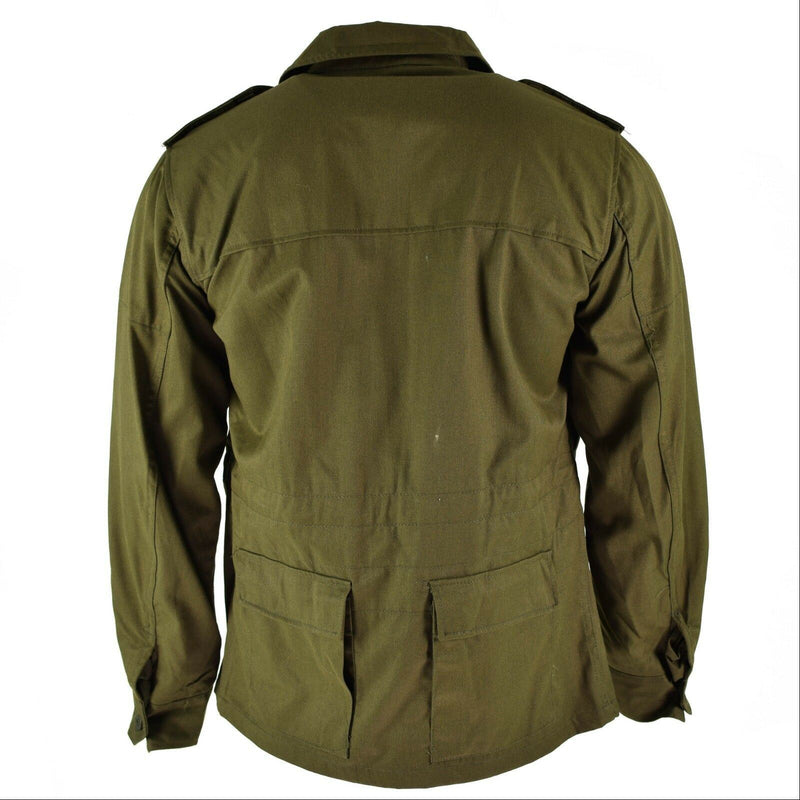 Chaqueta de campo del ejército checo vintage original M85 Militar Olive Verde Militar NUEVO