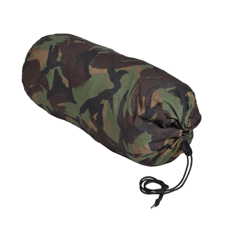 Bolsa de almacenamiento de compresión de camuflaje militar de los Países Bajos originales acampando impermeable