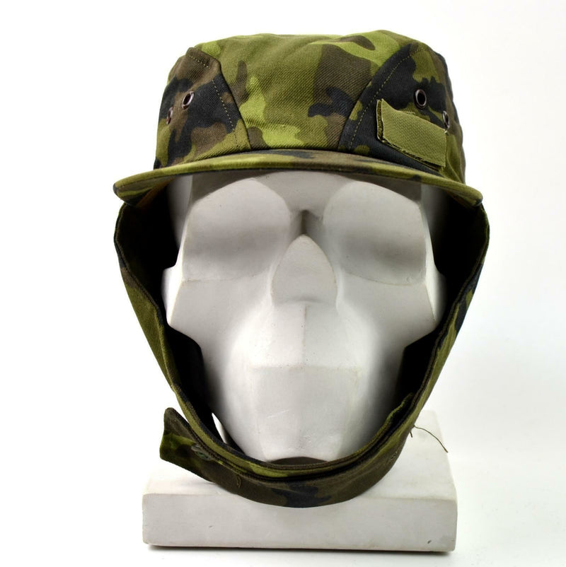 Capítulo militar del ejército checo original M 95 CAMO CZ CARCELA Combate Hat bosque NUEVO