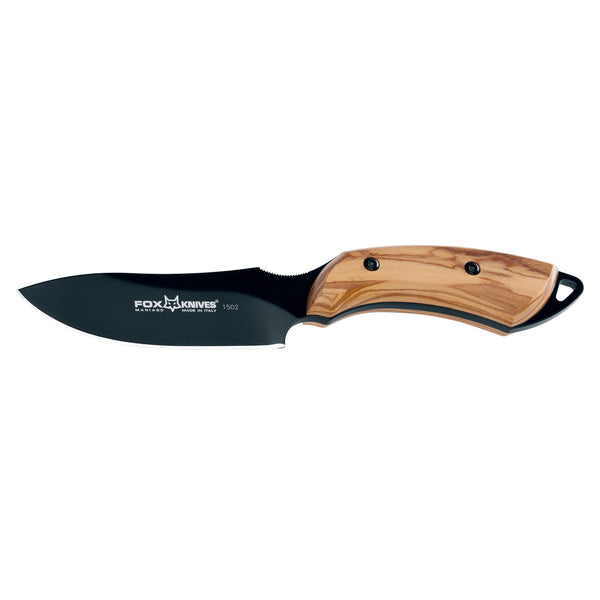 Fox Knives European Hunter Punto de caída Fijar cuchillo de cuchilla N690CO Acero inoxidable