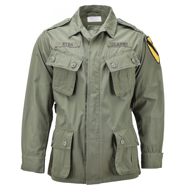 MIL-TEC Brand Estilo militar de EE. UU. OD M64 Vietnam Jungle Chaqueta Ligera BDU